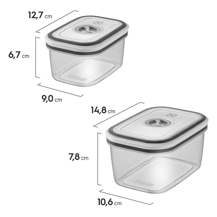 Kit de Recipientes Herméticos Electrolux 12 Unidades